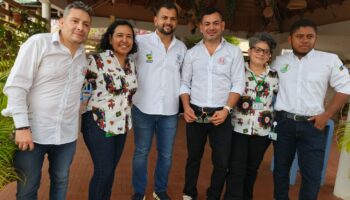 Organizadores press trip córdoba el caribe de los sentidos con Said Bitar, alcalde de cereté