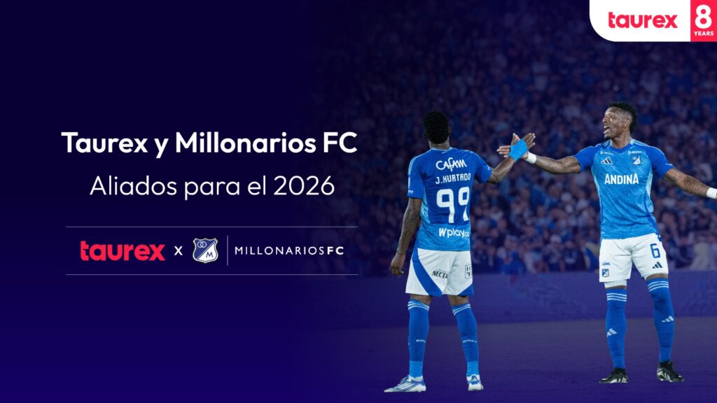 Millonarios FC y Taurex anuncian alianza estratégica para 2026