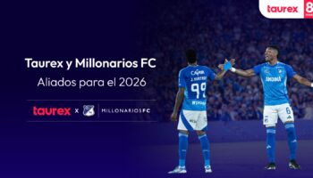 Millonarios FC y Taurex anuncian alianza estratégica para 2026